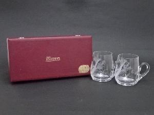 Moser　モーゼル　ガラス製ビアマグペア